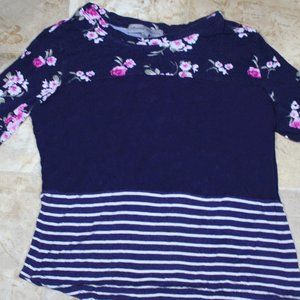 Floral 3/4 Sleeve Blouse